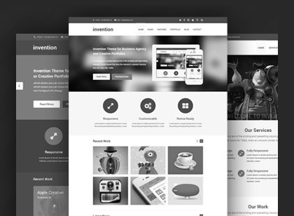 Invention HTML Theme